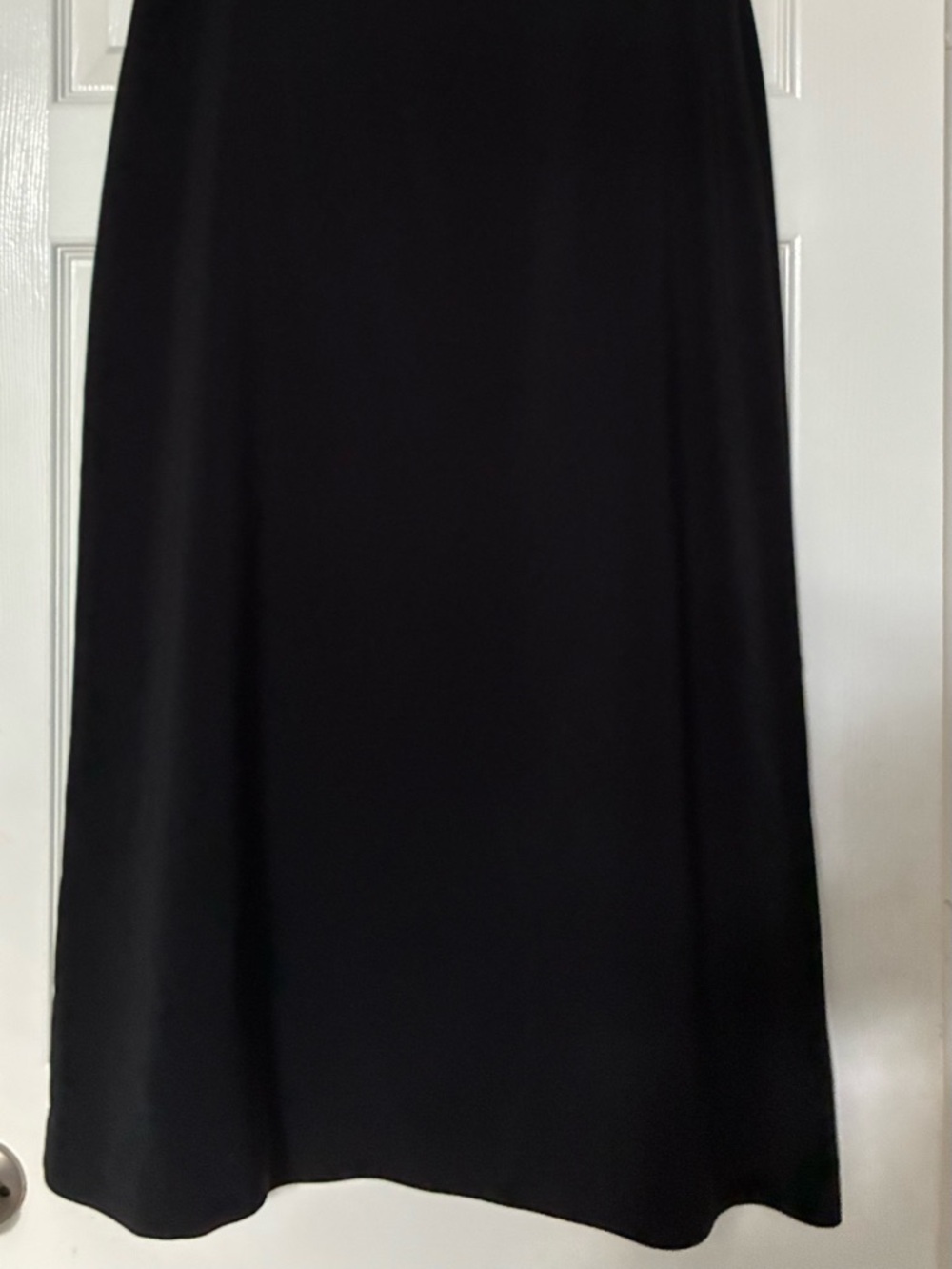 Calvin Klein Black Long Skirt with White Label